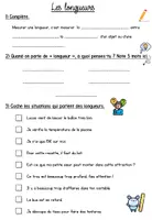 Aperçu - Feuilles d'exercices - Les longueurs - Page de couverture