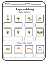 Vorschau - Arbeitsblätter - Lagebeziehung, Ansichten & Wege - Seite 2