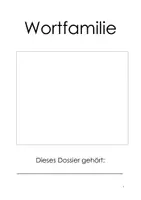 Vorschau - Arbeitsblätter - Wortfamilie - Seite 1