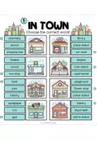 Vorschau - Fördermaterial/Inklusion - PLACES IN TOWN - Klammerkarten - Seite 2