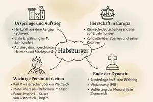 Vorschau - Arbeitsblätter - Arbeitsblatt "Habsburger" + Onlineübung & MP3 + Mindmap + Infografik - Seite 3