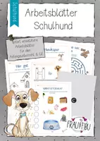 Vorschau - Arbeitsblätter - Schulhund Arbeitsblätter - Deckblatt