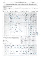 Vorschau - Stundenentwürfe - Mathe 10. Klasse Anwendungsaufgaben von Exponentialfunktionen und Modellierung - Seite 1
