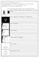 Vorschau - Arbeitsblätter - Bildergeschichte - Gruselgeschichte - differenziert - Fördermaterial - Seite 3