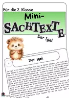 Vorschau - Stundenentwürfe - Materialpaket - 50+ Sachtexte mit Aufgaben zum Leseverständnis- Lesen und verstehen für die zweite Klasse. - Seite 1