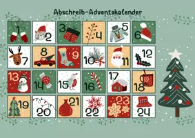 Vorschau - Aufgabenkarten - Abschreib-Adventskalender: Weihnachten weltweit & achtsam durch den Advent - Deckblatt