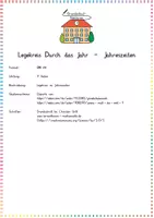 Vorschau - Anderer Materialtyp - Jahreszeiten / Kalender: Legekreise (Bodenbilder) - Sparpaket - Sachunterricht / Deutsch - Kl. 1-3 - Seite 2