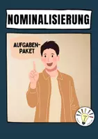 Vorschau - Arbeitsblätter - Nominalisierung (Aufgabenpaket) - Deckblatt