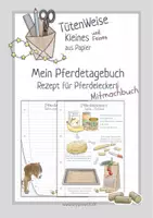 Vorschau - Arbeitsblätter - Gesamtpaket 2025 "Pferdetagebuch - Mitmachbuch Pferd" - Seite 1