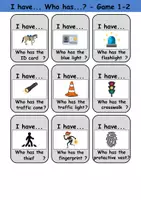 Vorschau - Arbeitsblätter - I have... Who has...? (Polizei / Police) Ich habe... wer hat...? - Englisch - Seite 2