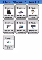 Vorschau - Arbeitsblätter - I have... Who has...? (Polizei / Police) Ich habe... wer hat...? - Englisch - Seite 3