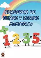 Vista previa - Hojas de trabajo - Cuaderno de sumas y restas adaptado - Portada