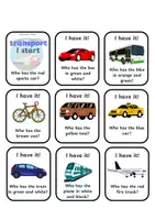 Vorschau - Spiele - Transport/Vehicles Lesespiel & Domino 3-fach differenziert - Seite 3