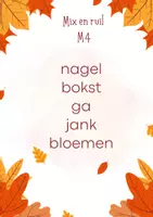 Voorbeeld - Mix en ruil AVI M4 thema herfst - Pagina 1