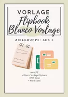 Vorschau - Anderer Materialtyp - Flipbook Blanco Vorlage / Word-Datei / PDF-Datei / vielseitig einsetzbar - Deckblatt