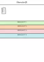 Vorschau - Anderer Materialtyp - Flipbook Blanco Vorlage / Word-Datei / PDF-Datei / vielseitig einsetzbar - Seite 1