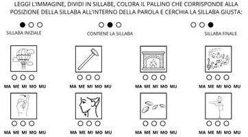 anteprima - Esercizi - INIZIA, CONTIENE O FINISCE CON MA, ME, MI, MO, MU - Pagina di copertina