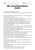 Vorschau - Arbeitsblätter - Kurzgeschichten gegen Mobbing – Lesetexte mit Verständnisfragen - Seite 1