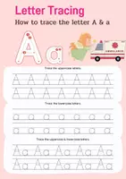 anteprima - Esercizi - Letter Tracing Workbook 33 Pages of Handwriting Practice - Pagina 2