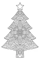 Vorschau - Arbeitsblätter - Mandala Winter/Weihnachten - Seite 1