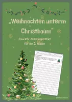 Vorschau - Arbeitsblätter - Schreibtraining zur Weihnachtszeit - 2. Klasse - Deckblatt
