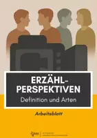 Vorschau - Arbeitsblätter - Sparpaket Erzählperspektiven - Seite 1