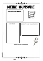 Vorschau - Anderer Materialtyp - Meine Wünsche - Deckblatt