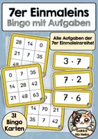 Vorschau - Spiele - 7er Einmaleins Bingo (auch als Lotto) - Deckblatt