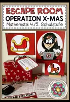 Vorschau - Stundenentwürfe - OPERATION X-MAS - Escape Room (Mathematik 4./5. Schulstufe) - Deckblatt