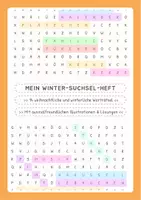 Vorschau - Arbeitsblätter - Winter-Suchsel: 14 weihnachtliche & winterliche Worträtsel - Deckblatt