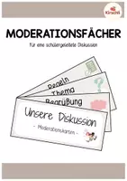 Vorschau - Merkblätter - Moderationsfächer Diskussion - Deckblatt