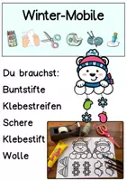 Vorschau - Mal- und Bastelvorlagen - Kunst Winter, Fensterbilder basteln, Kunst (Klasse 2, 3, 4, 5) - Seite 3