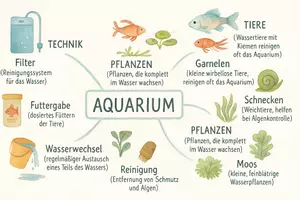 Vorschau - Arbeitsblätter - Arbeitsblätter zum Thema "Aquarium" + Lösung & MP3 + Mindmap + Infografiken - Seite 2
