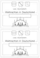 Vorschau - Arbeitsblätter - Lese- Abschreibheft: Weihnachten in Deutschland (Kl.3-4) - Seite 2