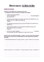 Aperçu - Préparation de séance / Séance complète - Séquence complète : La Belle et la Bête 6e - Page 1