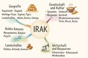 Vorschau - Arbeitsblätter - Arbeitsblätter "Irak" + Lösung & MP3 + Mindmap - Seite 3