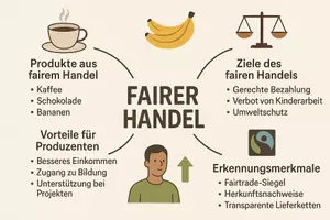 Vorschau - Arbeitsblätter - Arbeitsblatt "Handel" + Onlineübung & MP3 + Mindmap + Infografik - Seite 3