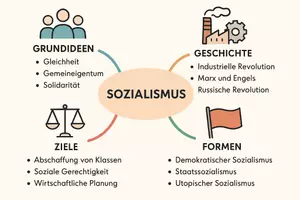 Vorschau - Arbeitsblätter - Arbeitsblatt "Sozialismus" + Onlineübung & MP3 + Mindmap + Infografik - Seite 3