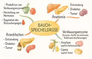 Vorschau - Arbeitsblätter - Arbeitsblätter zum Thema "Bauchspeicheldrüse" + Lösung & MP3 + Mindmap + Infografik - Seite 2