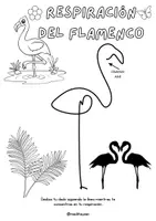 Vista previa - Manualidades / Dibujos para colorear - Descarga gratuita: “La Respiración del Flamenco” - Portada