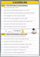 Vorschau - Unterrichtsreihen - Fragebogen zum Klassenklima - Seite 1