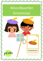 Voorbeeld - JufNika_Woordkaarten Sinterklaas - Voorblad