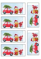 Vorschau - Anderer Materialtyp - Füllung Adventskalender: Banderole Buntstifte Biene - Seite 2