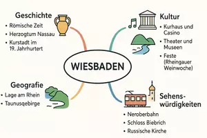 Vorschau - Arbeitsblätter - Arbeitsblatt "Wiesbaden" + Onlineübung & MP3 + Mindmap + Infografik - Seite 2