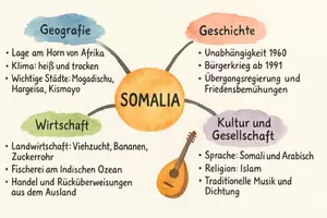 Vorschau - Arbeitsblätter - Arbeitsblätter zum Thema "Somalia" + Lösung & MP3 + Mindmap + Infografik - Seite 2