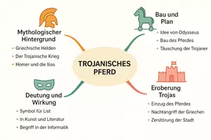 Vorschau - Arbeitsblätter - Arbeitsblatt "Trojanisches Pferd" + Onlineübung & MP3 + Mindmap + Infografik - Seite 3