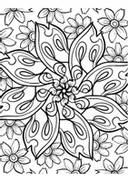 Vorschau - Arbeitsblätter - Mandalas - Seiten zum Ausmalen - Deckblatt