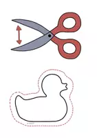 Vorschau - Präsentationen/Tafelbilder - Materialpaket Schneide- und Kleberegeln I WG I 1. - 4. Klasse - Seite 3