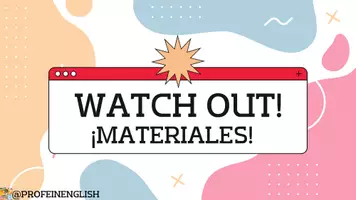 anteprima - Clipart / Immagini originali - Attenzione: Materiali! Spagnolo. - Pagina di copertina