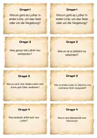 Vorschau - Stundenentwürfe - Luthers Thesen- eigene Thesen formulieren - Seite 1